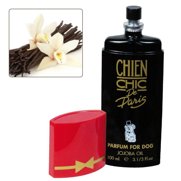 Chien Chic Perfume Vainilla para Mascotas 100 mL Larga Duración con Aceite de Jojoba Uso Diario Fabricado en Francia