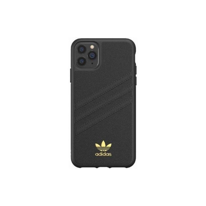 CARCASA ADIDAS ORIGINAL MOULDED CASE PU PREMIUM BLACK COMPATIBLE CON IPHONE 11 PRO MAX 1