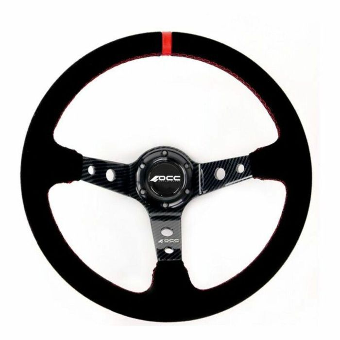 Volante Racing OCC Motorsport Negro Negro/Rojo Rojo/Negro Ø 35 cm Volante Racing OCC Motorsport Negro Negro/Rojo Rojo/Negro Ø 35 cm