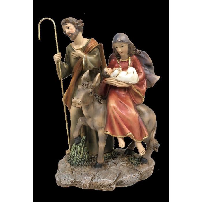 DKD Home Decor Nacimiento Navidad Tradicional de Resina Surtido Aleatorio 12 x 21 x 12 cm (Set de 2 Unidades) 1