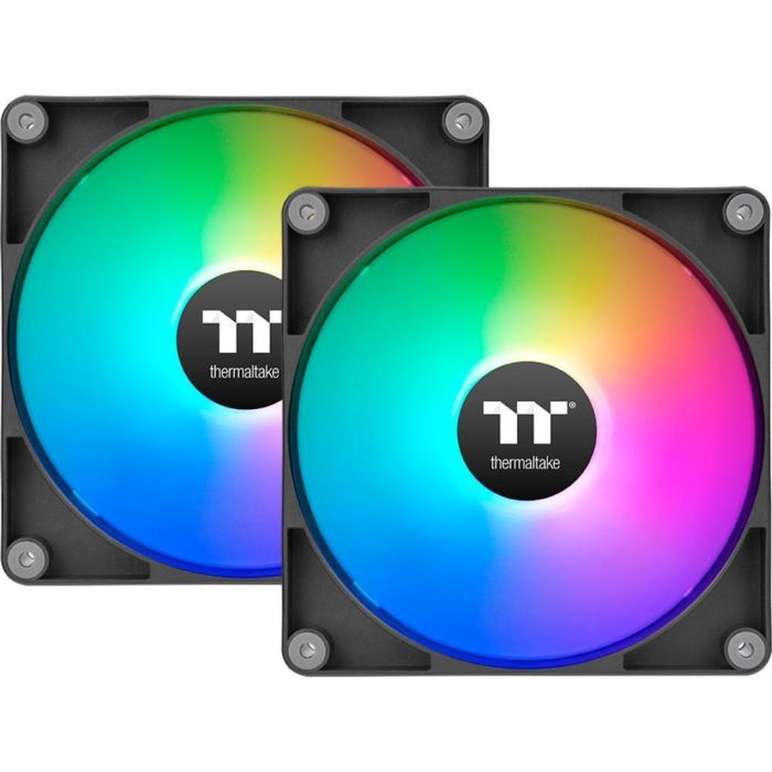Thermaltake CT140 Reverse ARGB Ventilador Refrigeración Carcasa PC 14 cm Negro 500-1800 RPM, 2 Unidades 0 Thermaltake CT140 Reverse ARGB Ventilador Refrigeración Carcasa PC 14 cm Negro 500-1800 RPM, 2 Unidades 0