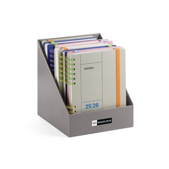 Agenda Escolar (2025-26) Miquelrius Catalan Back To Basics Wire-O Tapa Extra Con Goma Plus 4º Assortiment Expositor De 10