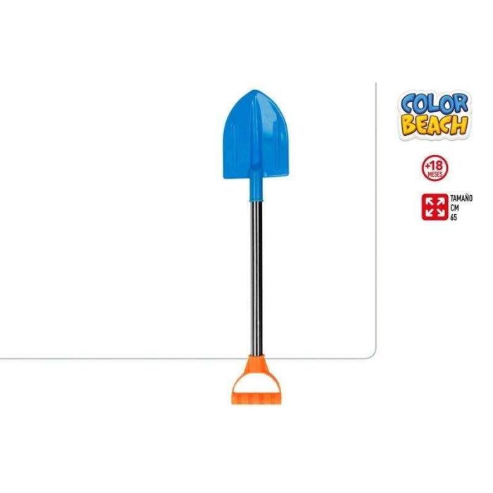 Pala de playa plastico y acero inoxidable color beach 65 cm - modelos surtidos 3 Pala de playa plastico y acero inoxidable color beach 65 cm - modelos surtidos 3