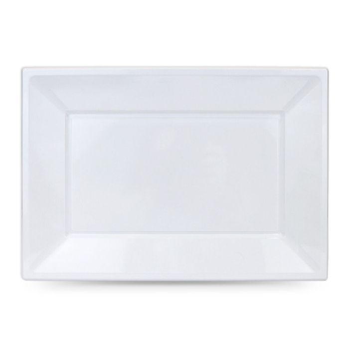 Set de Platos Algon Plástico Rectangular 33 x 23 cm 3 Piezas (24 Unidades) 1 Set de Platos Algon Plástico Rectangular 33 x 23 cm 3 Piezas (24 Unidades) 1