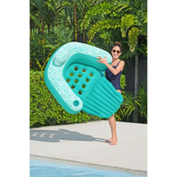 Sillón Hinchable para Piscina Bestway Comfort Plush 145 x 120 cm 11