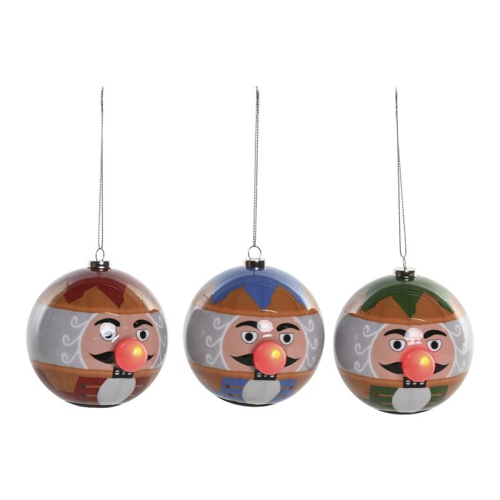Decoracion Colgante Navidad Tradicional DKD Home Decor Multicolor 8 x 8 x 8 cm (6 Unidades) 1 Decoracion Colgante Navidad Tradicional DKD Home Decor Multicolor 8 x 8 x 8 cm (6 Unidades) 1