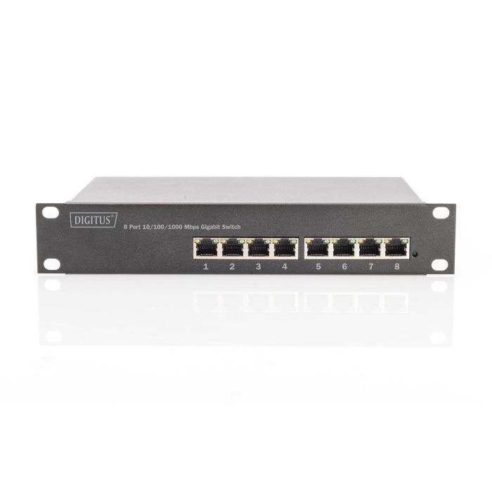 Digitus Switch 8 Puertos Gigabit 80W PoE Gestionado Negro 1 Digitus Switch 8 Puertos Gigabit 80W PoE Gestionado Negro 1