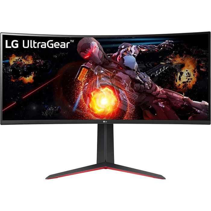 LG Monitor 34" 34GP63AP-B Curved UltraGear QHD 1440p 1ms 160Hz HDMI DP USB IPS 21:9 Negro Rojo