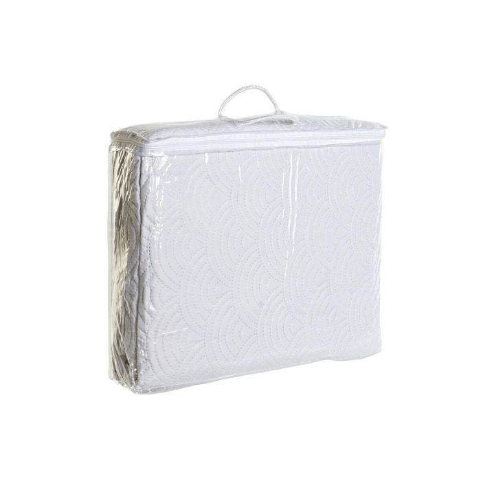 Colcha Oriental DKD Home Decor Blanco 270 x 1 x 270 cm 3 Colcha Oriental DKD Home Decor Blanco 270 x 1 x 270 cm 3