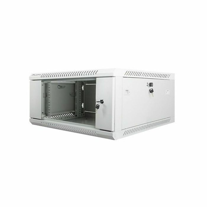 Lanberg WF01-6604-10S Armario rack de pared 4U gris 60kg IP20 con bloqueo 2 Lanberg WF01-6604-10S Armario rack de pared 4U gris 60kg IP20 con bloqueo 2