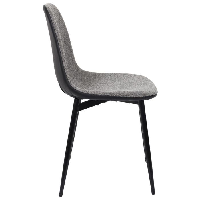 Silla Memphis Gris Y Negro Home Deco Factory 2