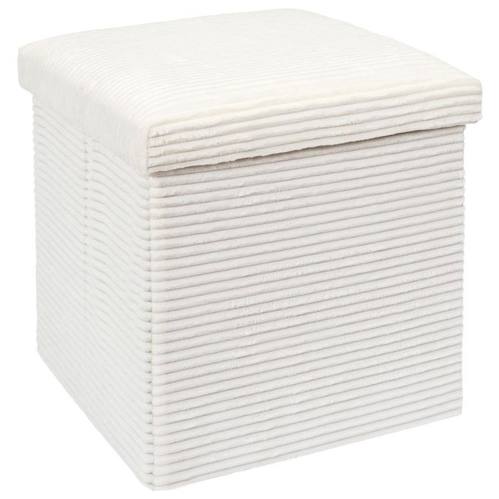 Caja-Puf Plegable Scott Beige Home Deco Factory 2