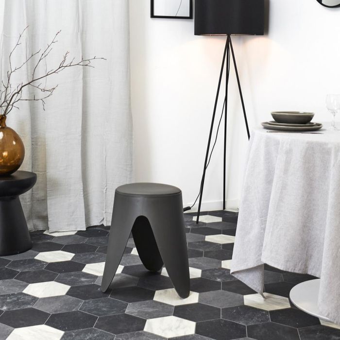 Taburete Eve Gris Home Deco Factory 6