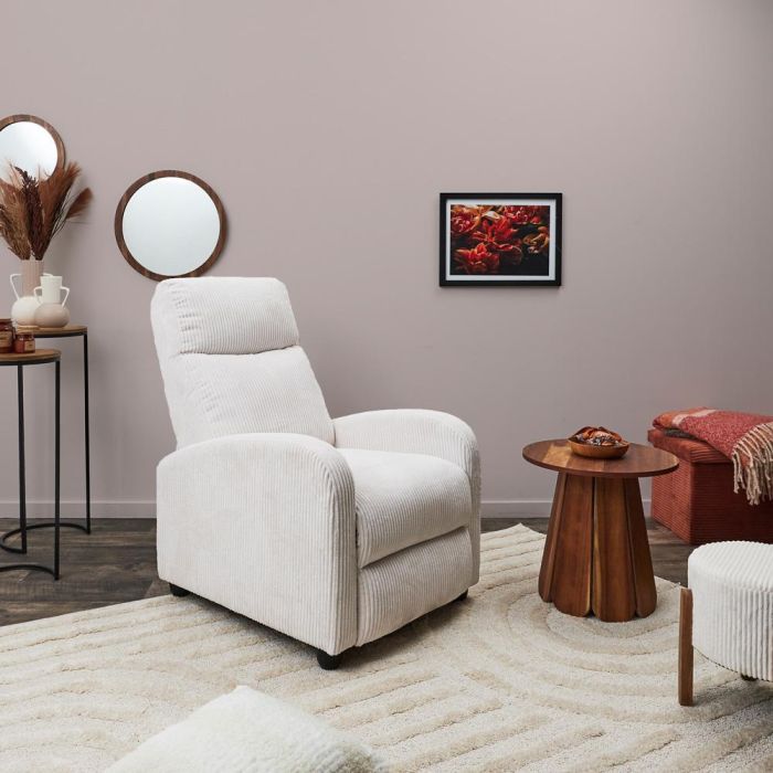 Sillón Reclinable Scott Beige Home Deco Factory 6