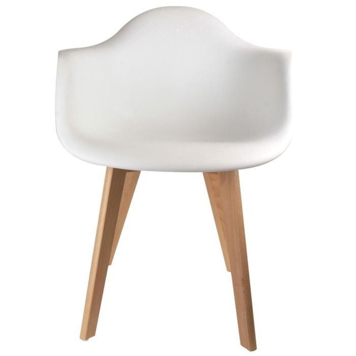 Silla Butaca Infantil Blanca Home Deco Factory 1