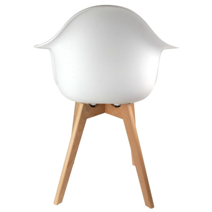 Silla Butaca Blanca Home Deco Factory 3