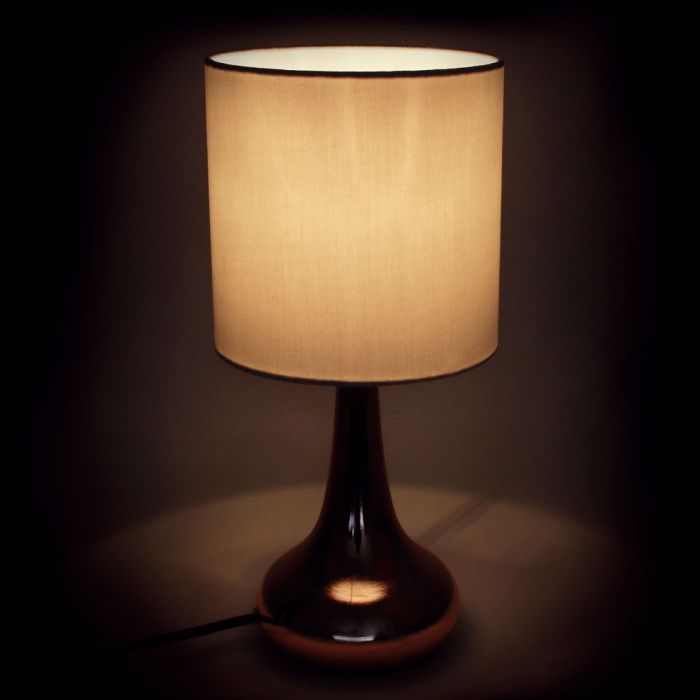 Lámpara táctil blanca 1