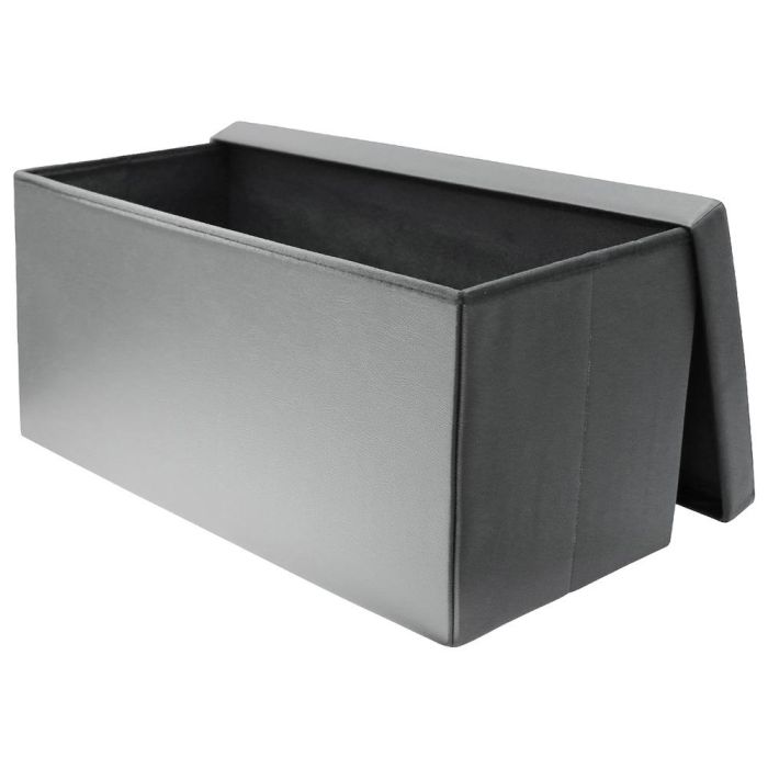 Banco-Puf Plegable Gris Home Deco Factory 1