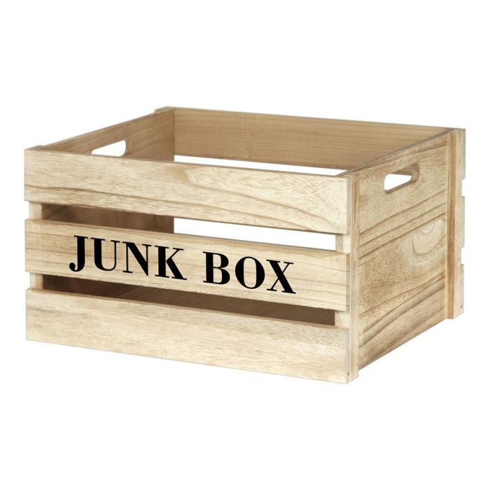 Juego De 3 Cajas Madera "Junk Box" Home Deco Factory 4