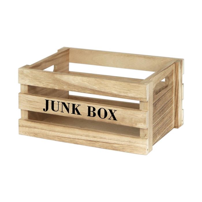 Juego De 3 Cajas Madera "Junk Box" Home Deco Factory 5