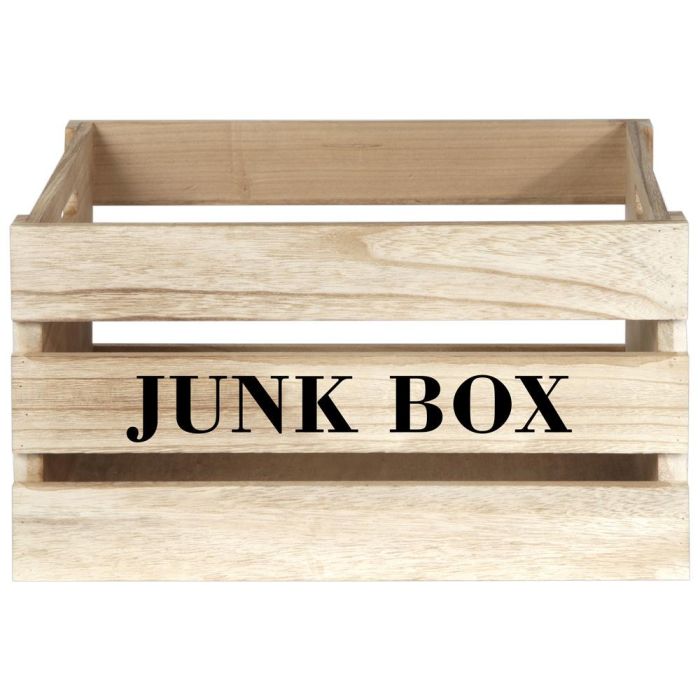 Juego De 3 Cajas Madera "Junk Box" Home Deco Factory 6