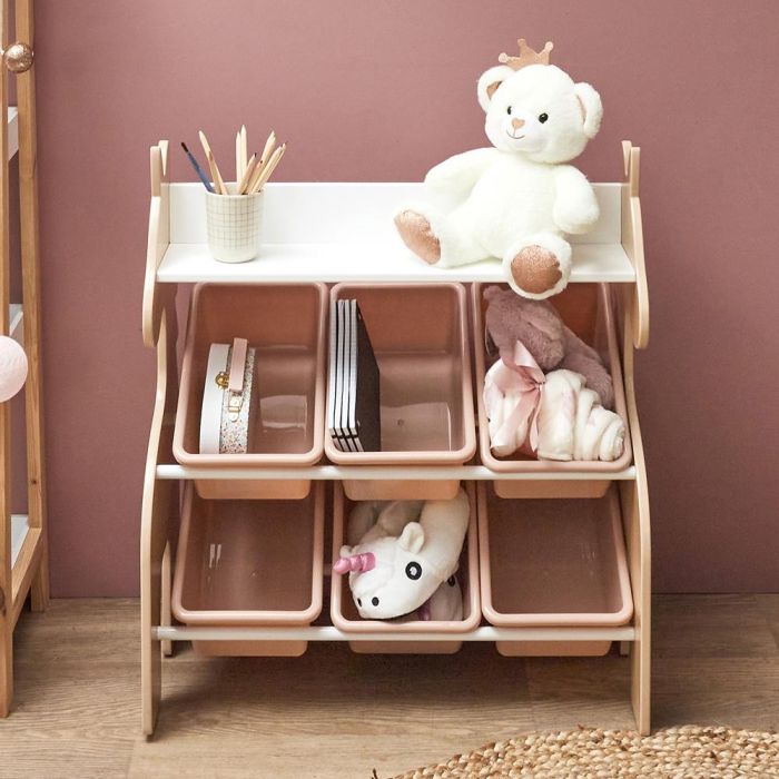 Mueble 6 Cubetas Unicornio Home Deco Kids 1