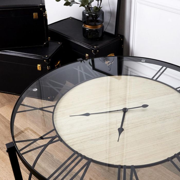 Mesa Auxiliar Reloj Home Deco Factory diámetro 90 cm  1