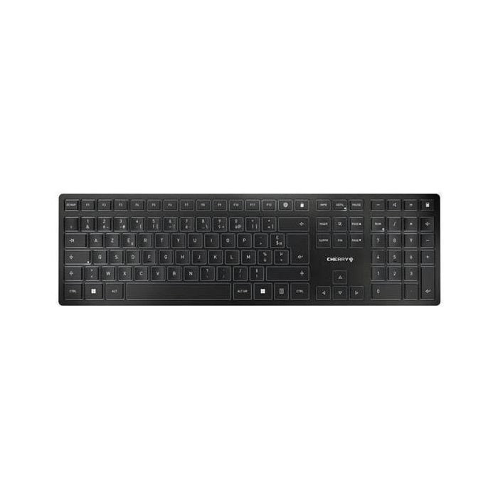 Teclado inalámbrico de 2,4 GHz con Bluetooth - CHERRY KW 9100 SLIM - Recargable - Negro 0 Teclado inalámbrico de 2,4 GHz con Bluetooth - CHERRY KW 9100 SLIM - Recargable - Negro 0