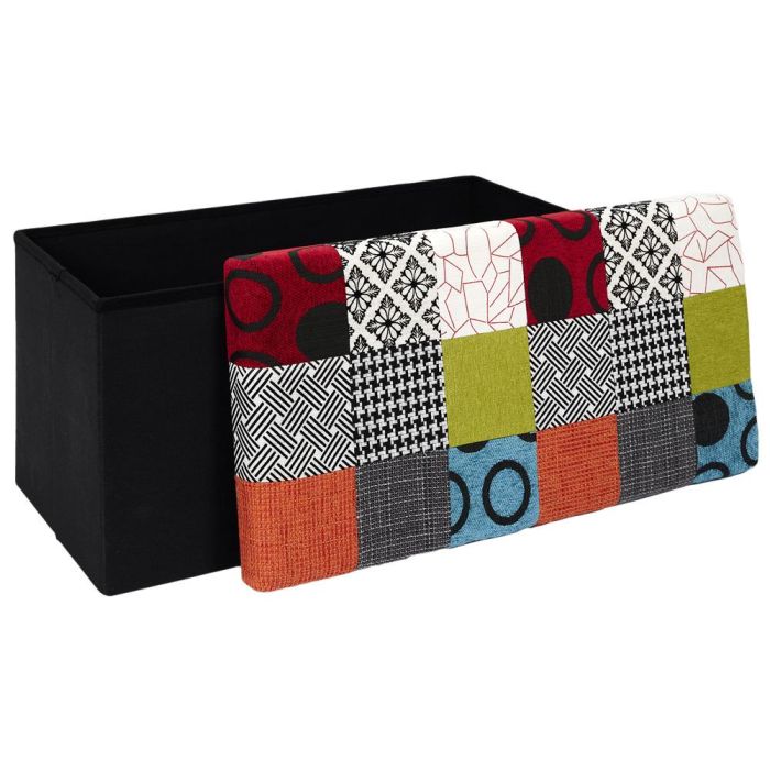 Banco-Puf Plegable Patchwork Home Deco Factory 2