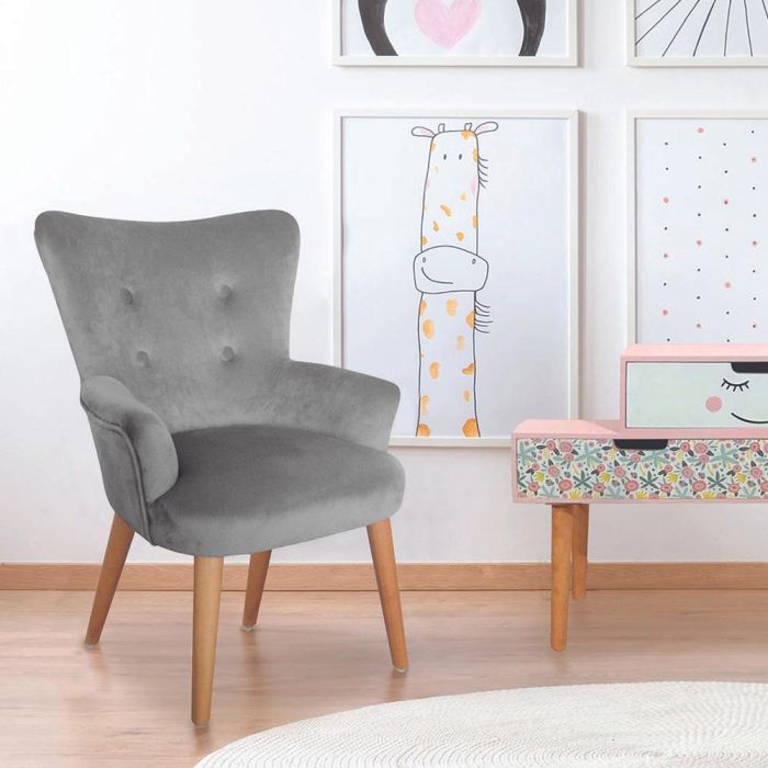 Butaca Infantil Gris Home Deco Kids 1