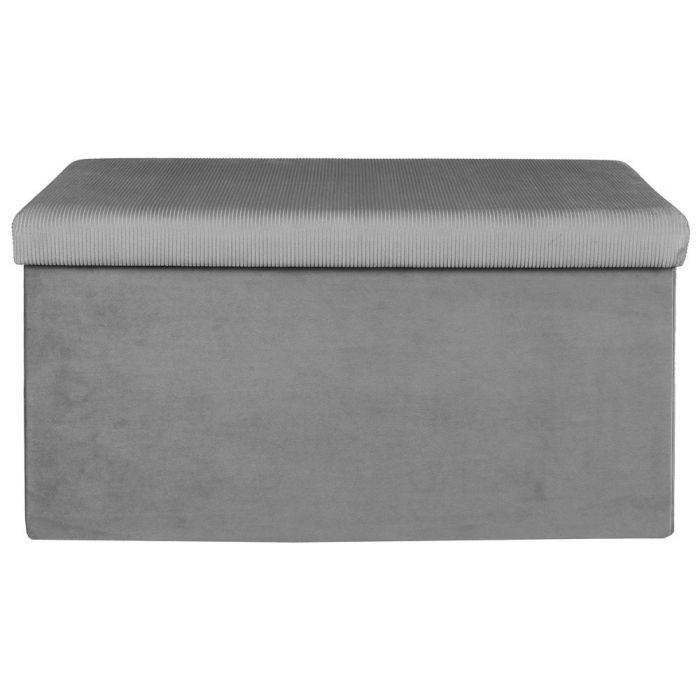 Banco-Puf Plegable Gris Giulia Home Deco Factory 2