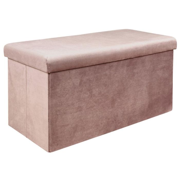 Banco-Puf Plegable Rosa Giulia Home Deco Factory