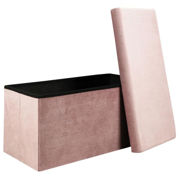 Banco-Puf Plegable Rosa Giulia Home Deco Factory 3