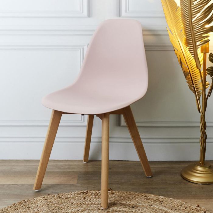 Silla Escandinava Rosa Home Deco Factory 6