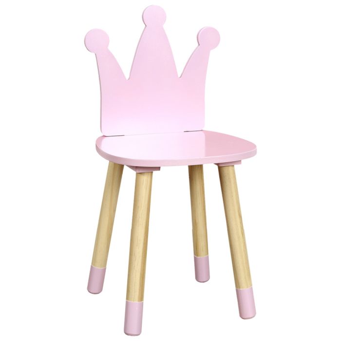 Silla Infantil Corona Rosa Home Deco Kids