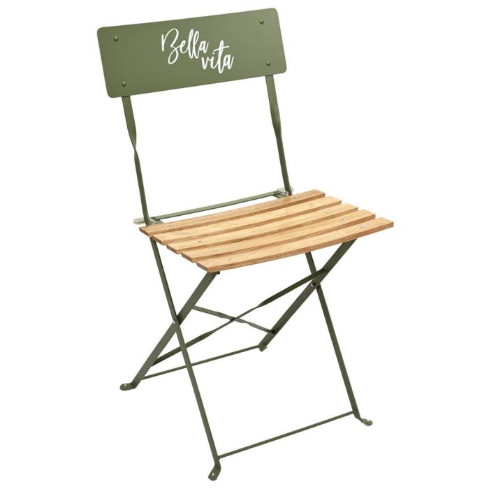 Silla Plegable Verde Bella Vit Home Deco Factory