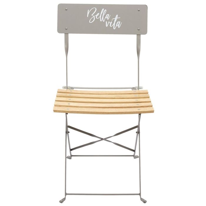 Silla Plegable Taupé Bella Vit Home Deco Factory 4