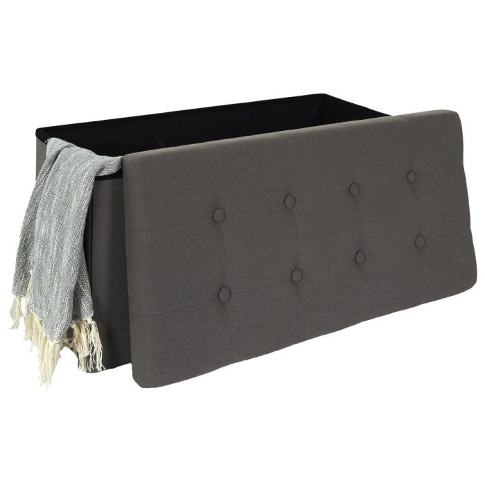 Banco-Puf Plegable Eleonor Gris Home Deco Factory 5