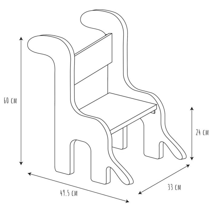 Silla Infantil Dino Home Deco Kids 6
