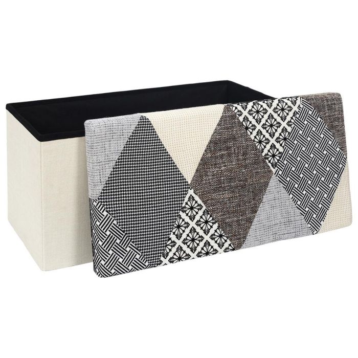 Banco-Puf Plegable Patchwork Home Deco Factory 3