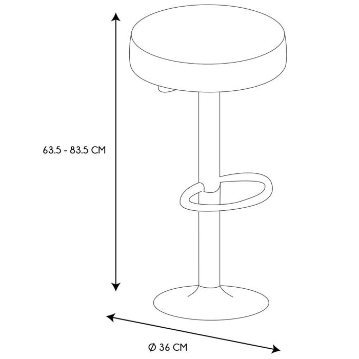 Taburete Bar Regulable Mumford Home Deco Factory 3