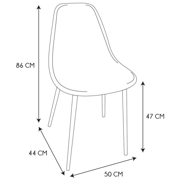 Silla Tapizado Rizo Freya Home Deco Factory 6