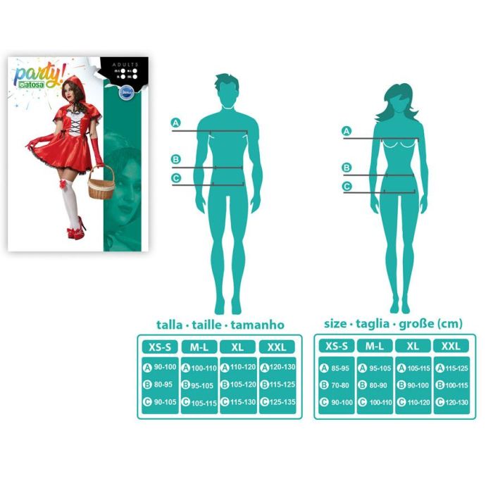 Disfraz Caperucita Mujer Adulto Sexy XL 3 Disfraz Caperucita Mujer Adulto Sexy XL 3