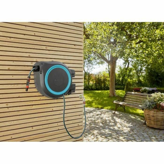 Portamanguera Gardena RollUp XL Automático Pared Ø 13 mm 35 m 1 Portamanguera Gardena RollUp XL Automático Pared Ø 13 mm 35 m 1
