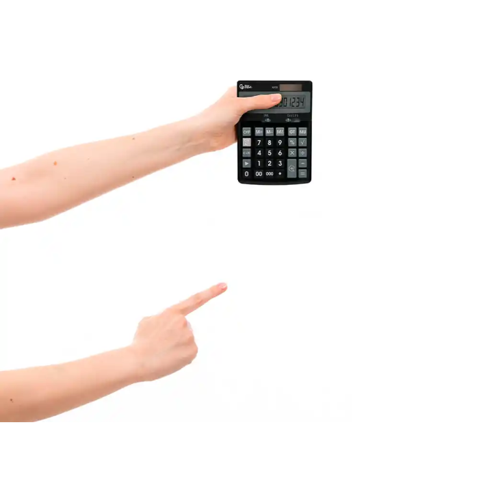 Liderpapel xf31 Calculadora Sobremesa 14 Dígitos Solar y Pilas Color Negro 170x122x35 mm 6