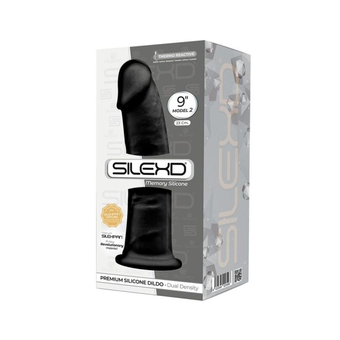Consolador Realista Silexd Negro 2 Consolador Realista Silexd Negro 2