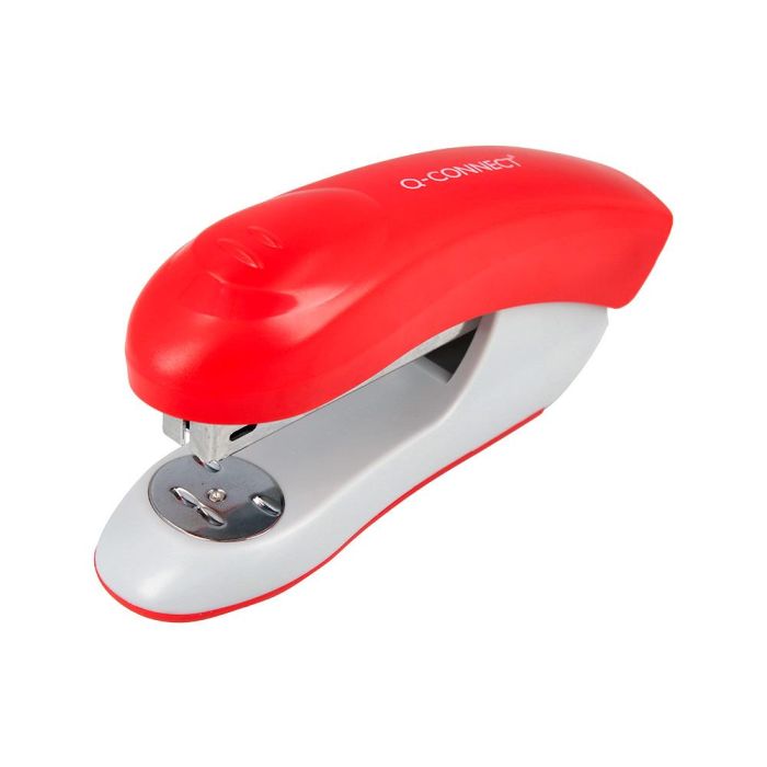 Grapadora Q-Connect Kf14206 Plastico Abs Roja Capacidad 20 Hojas 3