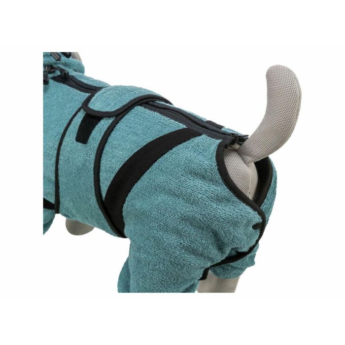 Albornoz para perro Trixie Azul XL 12