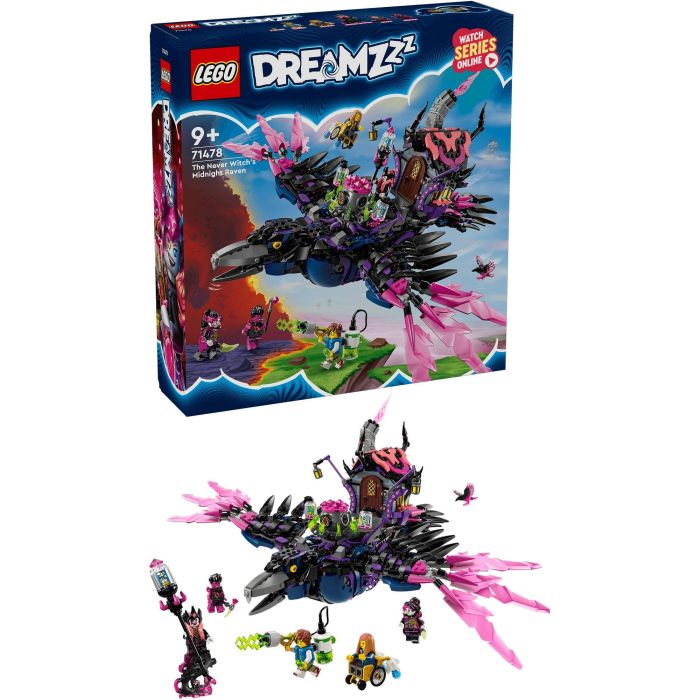 LEGO 71478 DREAMZzz El Cuervo de Medianoche de la Bruja Pesadilla - Set Modular 2 LEGO 71478 DREAMZzz El Cuervo de Medianoche de la Bruja Pesadilla - Set Modular 2