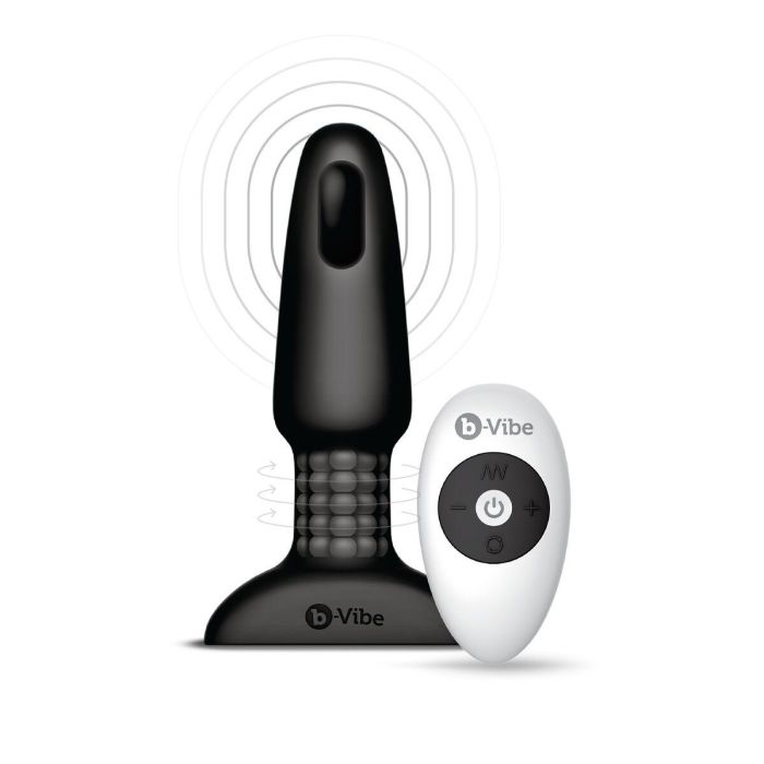 Plug anal con control remoto B-Vibe 5858070000 Negro 10